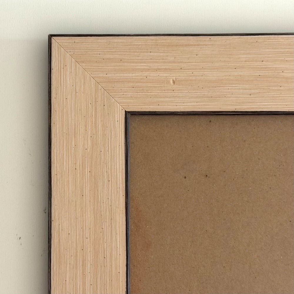 Vintage Picture Frame‎ Wood 5x7 Tan Old World French Cottagecore